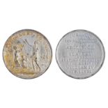 1834, Colonial Slavery Abolished, Give Glory to God, white metal, 32mm by Halliday, BHM 1670,