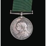 Volunteer Long Service Medal, Victoria 1st Type 5472 Sgt R H Turton 1st Nottingham V.R.C.