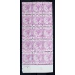 STAMPS – CYPRUS 1892-1934 A mint selection with 1892 30pa Die II marginal block of fifteen (3 x