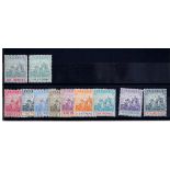 STAMPS – BARBADOS 1892-1927 The mint selection with 1892 -1903 1/4d to 2/6d, 1897-98 1/4d to 2/6d,
