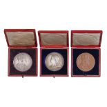 Commemorative medals. Diamond Jubilee of Queen Victoria 1897, the official Royal Mint issue, silver,