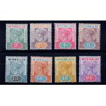 STAMPS – SEYCHELLES 1890-1932 with 1890-92 Die I 2c to 96c, 1892 Die II 2c to 16c. 1893 3c to 45c,