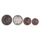 Medallions, Italy, 250th Anniversary of Brigata Piemonte 1888, big Speranza, bronze, 60mm, EF;