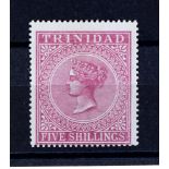STAMPS – TRINIDAD AND TRINIDAD & TOBAGO 1869-1935 The mint selection with Trinidad 1869 5/-, 1883