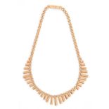 A 9ct gold 'Cleopatra' necklace, 39.5cm l, London 1973, 20.2g Good condition