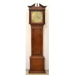 An English thirty hour longcase clock, N Plimer, Wellington, the engraved brass dial with subsidiary