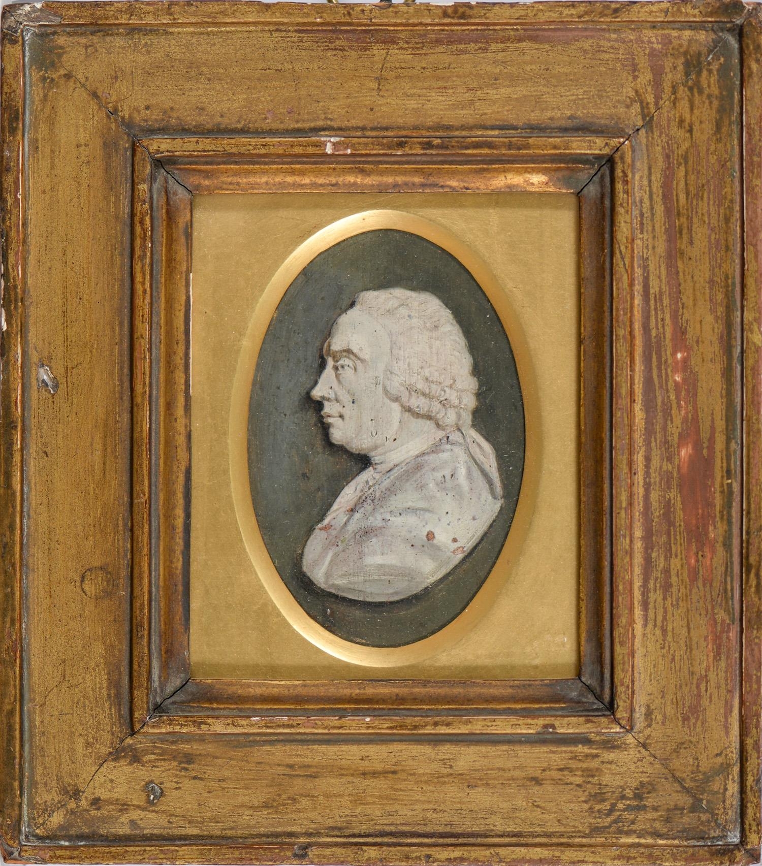 English School (18th century) - Portrait of a Gentleman, possibly George III, bust-length and in - Image 2 of 3