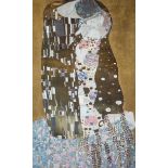 A print after Gustav Klimt, 83 x 51cm Good condition