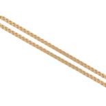 A gold chain, 78cm l, marked 585, 16.1g Good condition