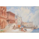 English School, 19th c - Venice, watercolour, 33 x 49cm Good condition