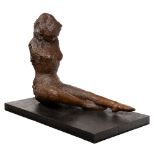 Reg Butler (1913-1981) - Seated Girl, RB 192, Garlick 212, bronze and patina, signed and dated