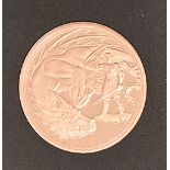 Gold coin. Gibraltar Sovereign 2021
