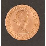 Gold coin. Sovereign 1967