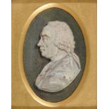 English School (18th century) - Portrait of a Gentleman, possibly George III, bust-length and in