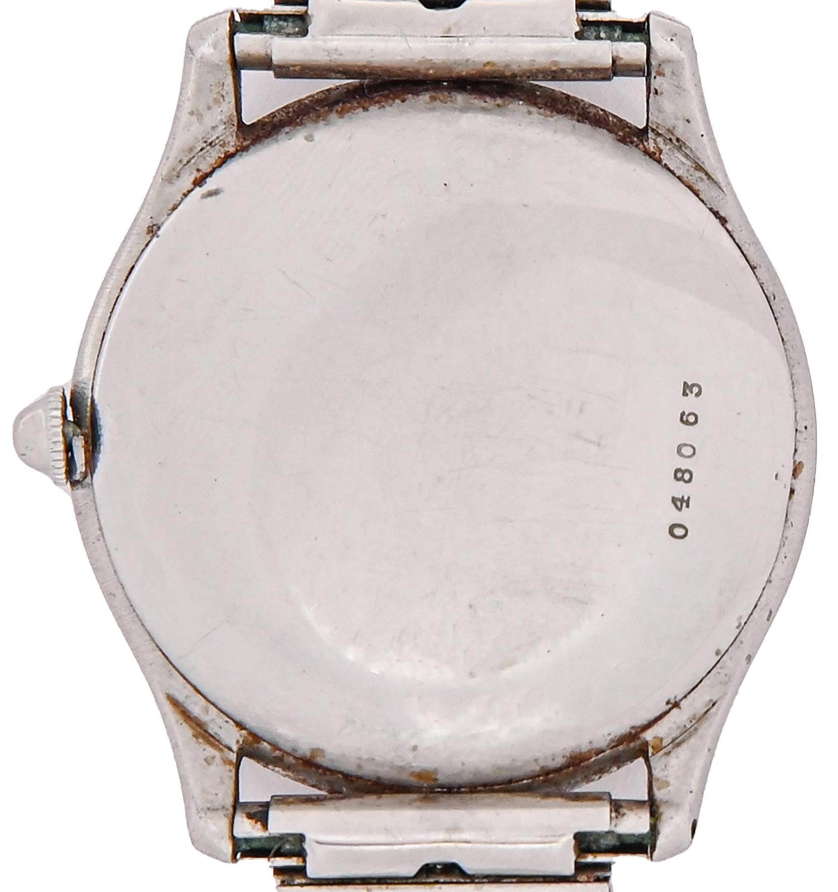 A Rolex stainless steel gentleman's wristwatch, Precision, c1947, signed for the retailer Janus - Image 3 of 3