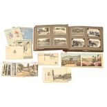 WWII photograph album, 1945, of soldier's unpublished snapshots of Kiel, including the U-boat