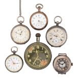 A Royal Flying Corps issue officer's watch, Birch & Gaydon Ltd, No 545, Zenith movement, 1915-17,