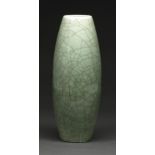 A Ge type slender oviform vase, 20th c, 21cm h Good condition