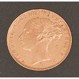 Gold coin. Sovereign 1880