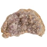 Minerals. An amethyst geode, 23cm l