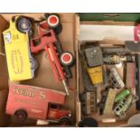 Miscellaneous toys and models, including Tinplate rolling stock, by Hornby/Meccano Ltd., early