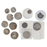 Scotland, Penny of Berwick; Charles I Half Merk; Charles II silver issues, including a possibly