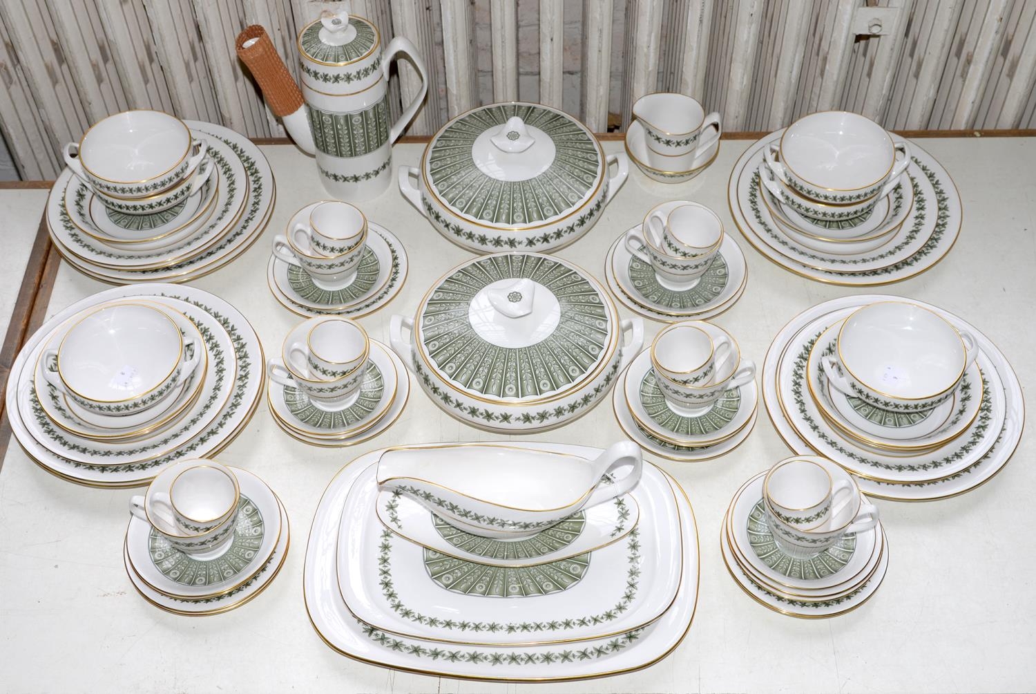 A Spode bone china Provenance pattern dinner service, printed mark Good condition. Please note not