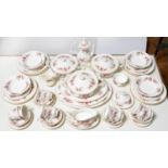 A Royal Albert Lavender Rose pattern dinner and tea service, printed mark Good condition and first