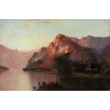 Francis E Jamieson (1895-1950) - Loch Katrine, signed, oil on canvas, 49 x 74.5cm Good original