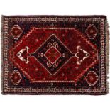 A Persian medallion rug, 20th c, 162 x 125cm Good condition.