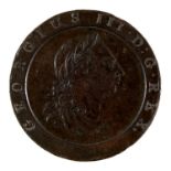 George III, 'Cartwheel' Twopence 1797