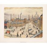 Laurence Stephen Lowry RA (1887-1976) - Huddersfield, reproduction printed in colour,