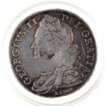 George II Halfcrown 1746, NONO