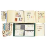 Postage stamps. A Great Britain and foreign collection in four binders, GB, including embossed