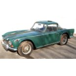 Motor Car. Sold on the instructions of executors. 1968 Triumph TR5, Conifer Green, chassis No CP.