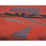 Henri Hayden (1883-1970) - Paysage en Rouge 1964, signed and dated '64, inscribed with the title