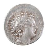 Seleucids, Antiochus VI, Tetradrachm,  a later cast