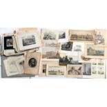 Miscellaneous, mainly British, engravings, etchings, lithographs and other prints, 18th and 19th