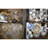 Miscellaneous glass and decorative ceramics
