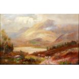 William Lakin Turner (1867-1936) - Old Man of Coniston, signed and dated 1898, signed and dated