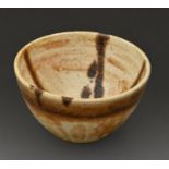 Studio pottery. Guido Gambone (1909-1969) Bowl, glazed earthenware, 14.5cm diam, painted mark