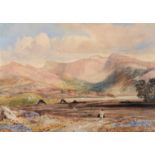 Attributed to Peter De Wint OWS (1784-1849) - Cader Idris, watercolour, 22 x 31cm Provenance: Abbott