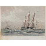 By and after the Rev. Henry John Vernon (Fl. mid 19th c) - HMS Superb Sailing from Spithead June