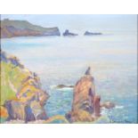 Elizabeth Lamorna Kerr (1904-1990) - The Irish Lady and Landsend, signed, signed again, inscribed