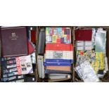 Postage stamps. Miscellaneous GB mint and used collections, mainly decimal, other albums, first