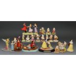 Royal Doulton Disney Showcase Collection figurines, including characters from Snow White and the