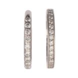 A diamond eternity ring and another, both in platinum, the first marked 060.ct, 10g, size I, K Light