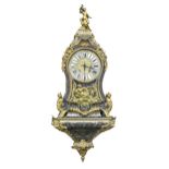 A Louis XV gilt bronze mounted and Boulle bracket clock, Fortin a Paris, the movement with verge