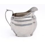 A George VI silver cream jug, 98mm h, by S Blanckensee & Son Ltd, Chester 1939, 6ozs Good condition