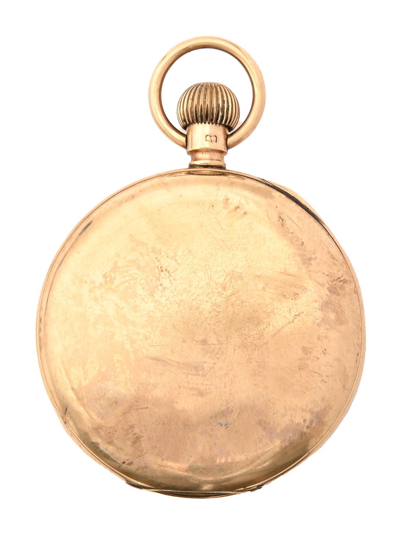 A 9ct gold keyless lever watch, American Waltham Watch Co Traveller, No 18310167, in plain case, - Image 2 of 2